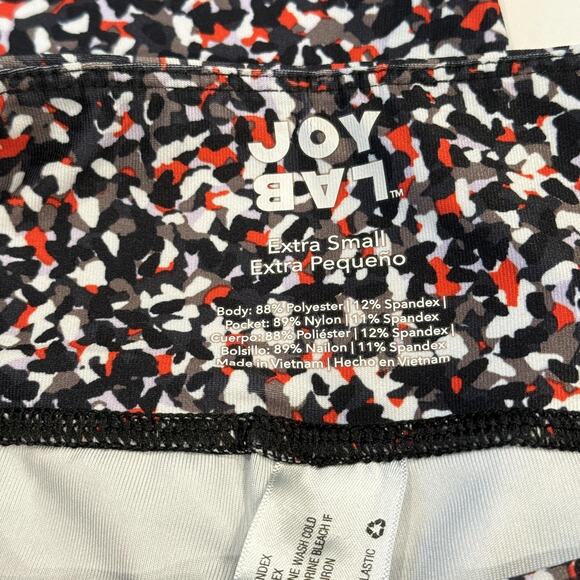 JoyLab Leggings Womens XS Multicolor Print High Rise Yoga Pants Gym Workout - Picture 4 of 10